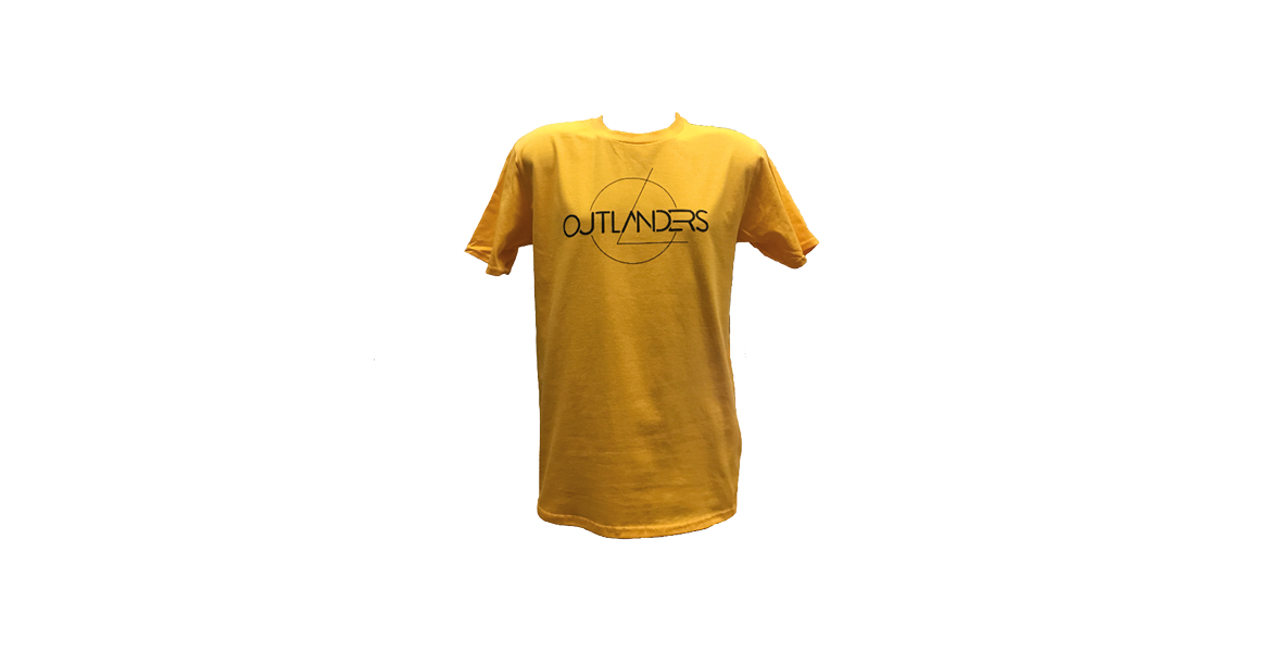  Outlanders Logo Yellow, T-Shirt 